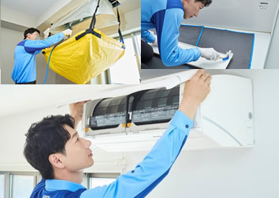 エアコンクリーニング＜一般家庭壁掛けタイプ＞