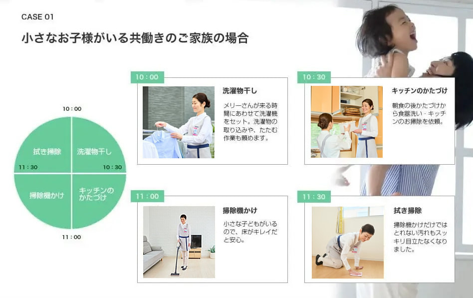 小さなお子様がいる共働きの場合